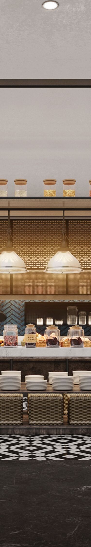 Restaurant showcases the kitchen