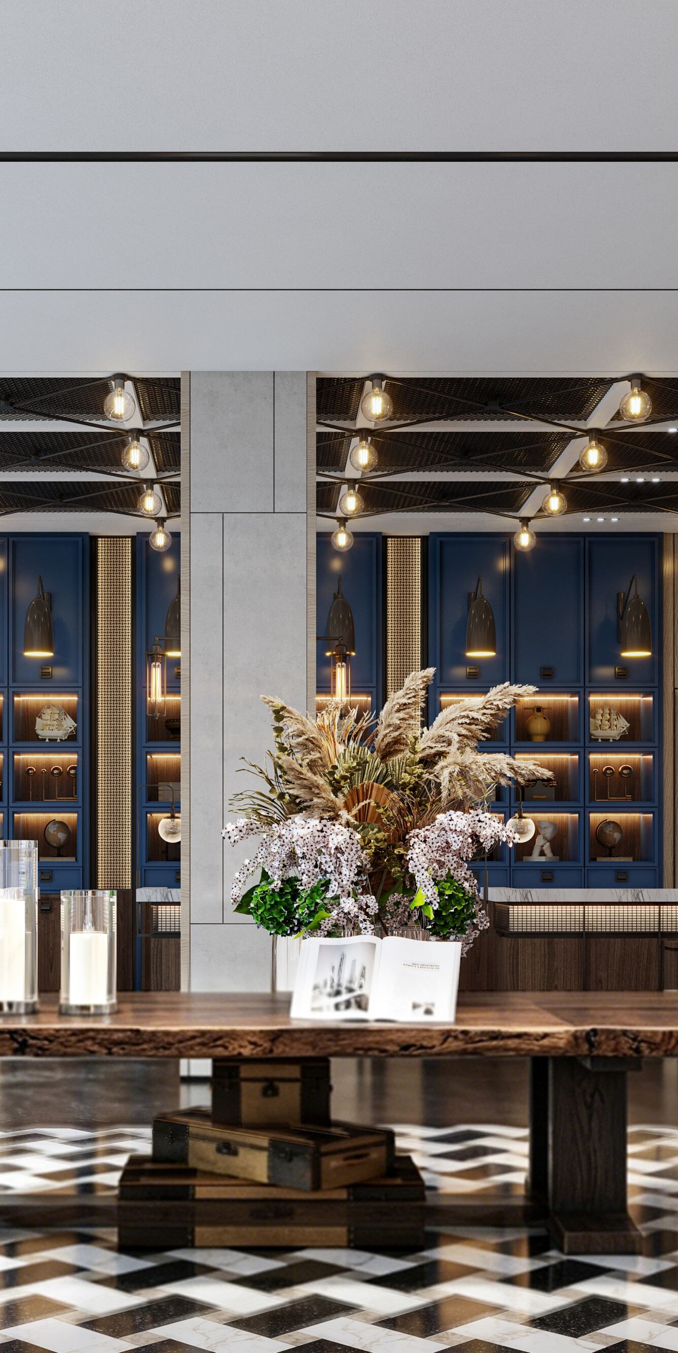Lobby and front desk