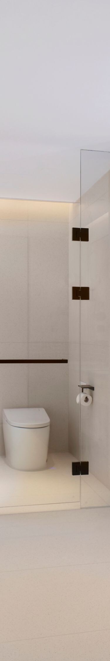 Suite bathroom with walk-in shower and bathtub