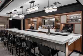 Modern hotel bar