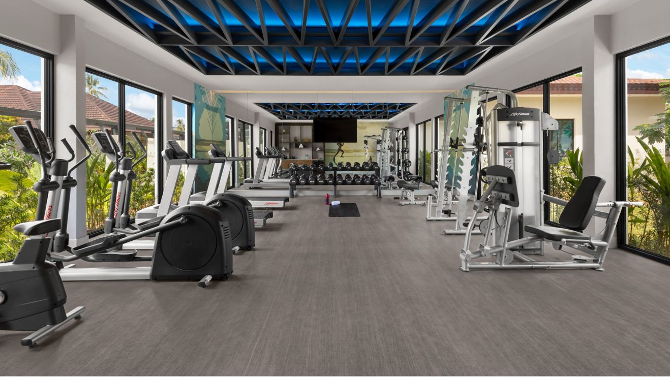 Fitness center or indoor gym