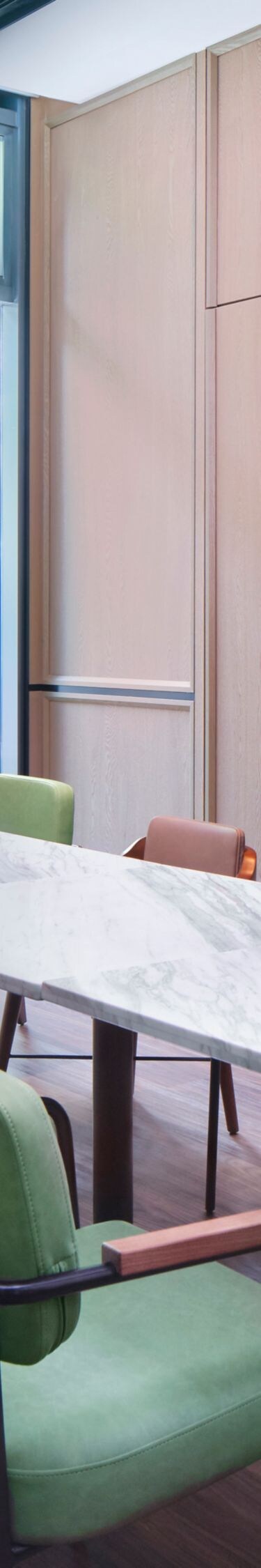 meeting room, long table, chairs