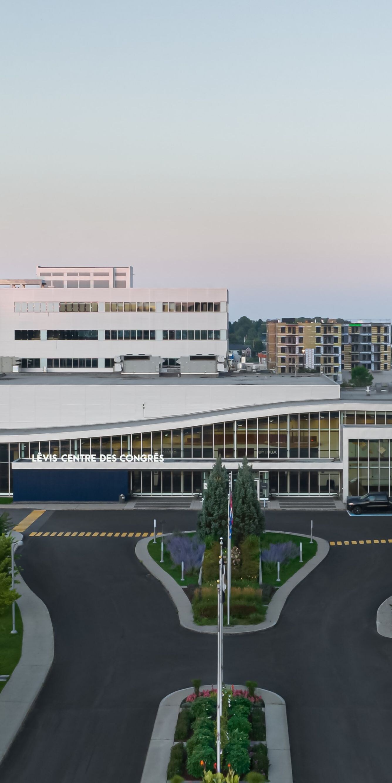 Vue aérienne de l'extérieur 