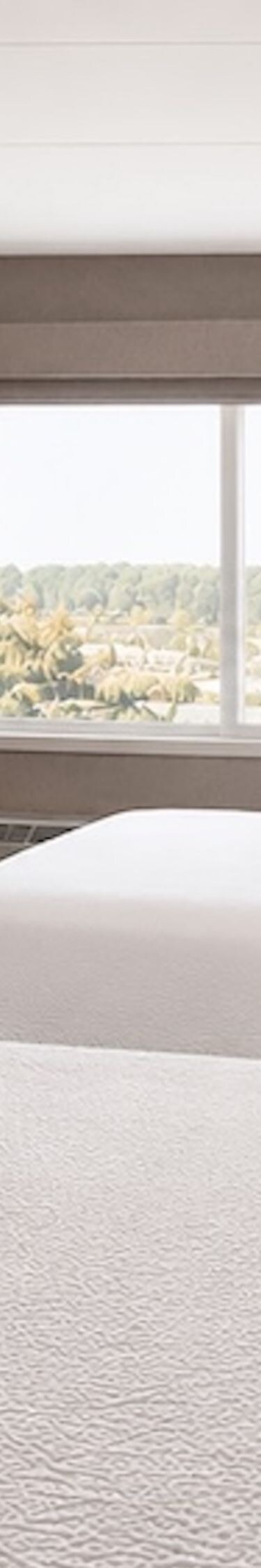 2 lits queen size avec espace de travail et vue