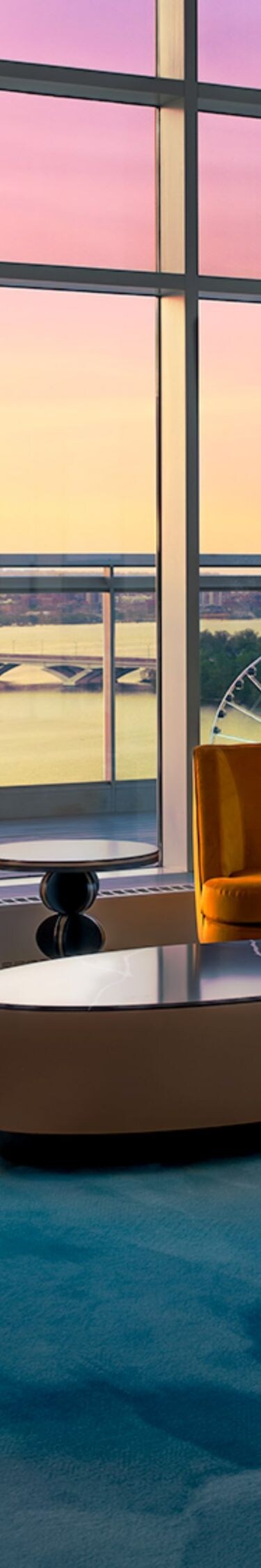 Cocktail Lounge with sunset view