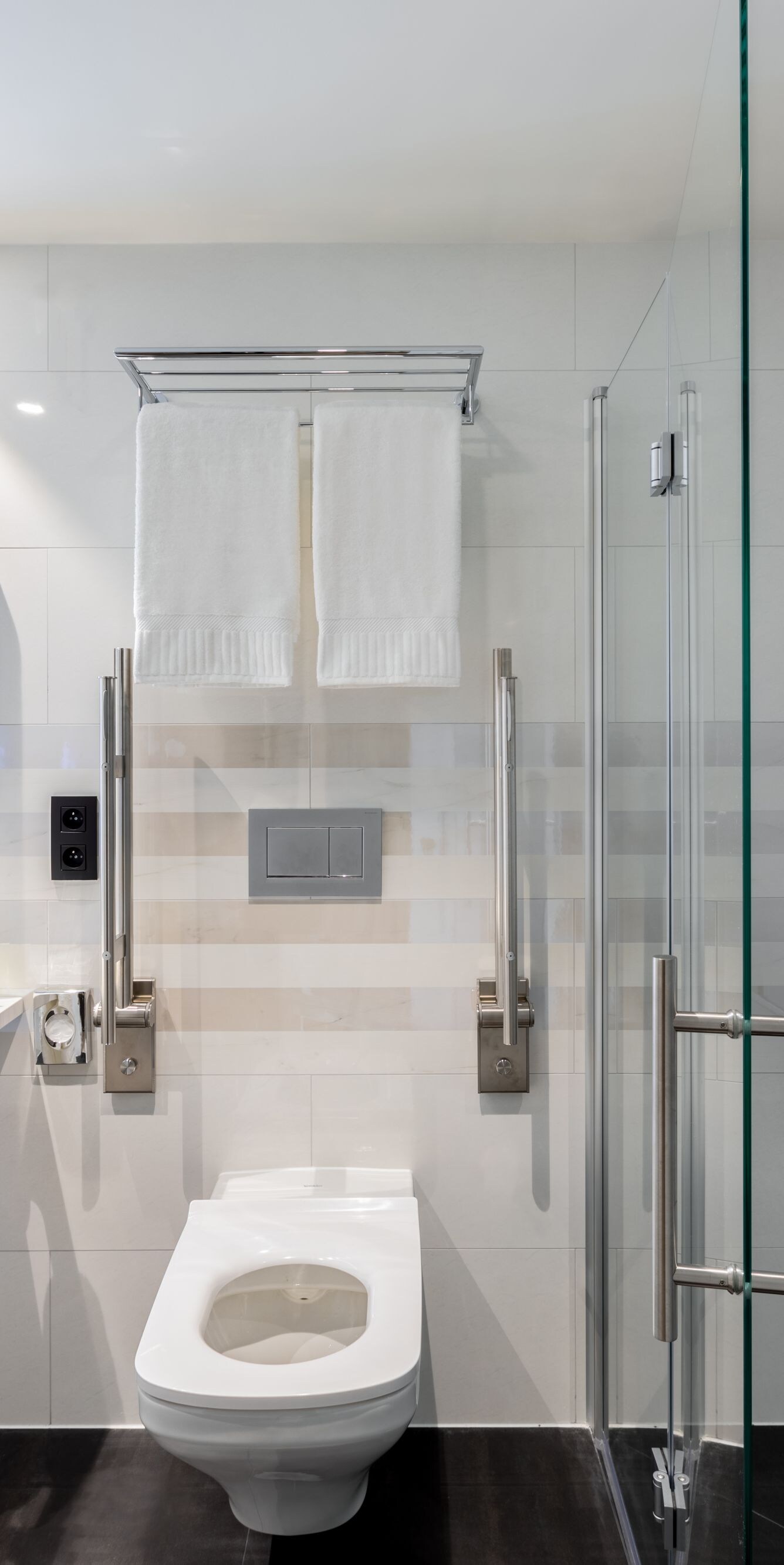 Camera Studio accessibile con letto matrimoniale king - Bagno