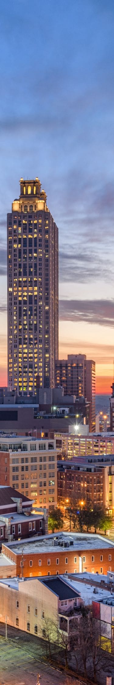 Atlanta Downtown Evening 