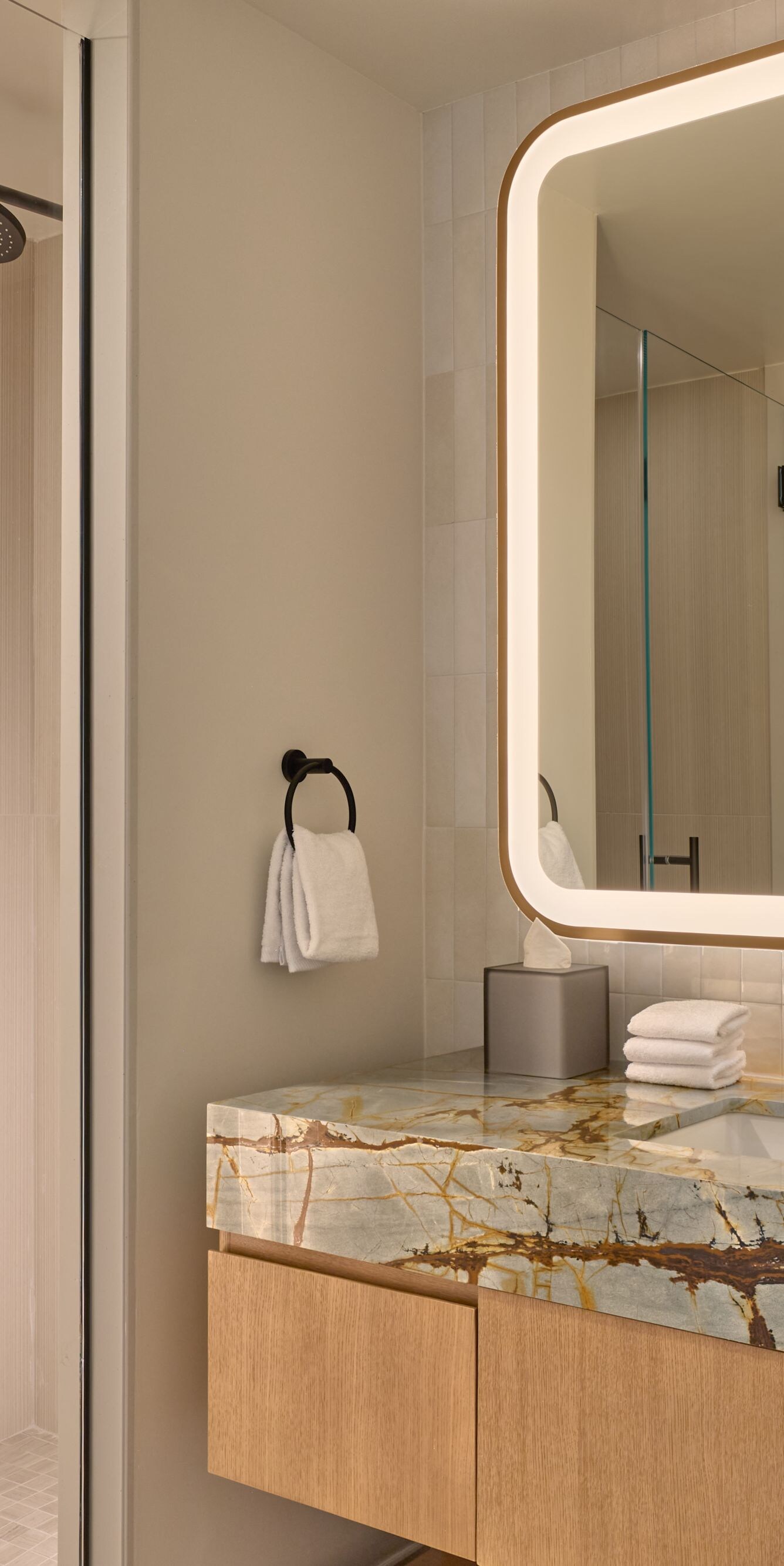 Mindful Bathroom with Glass Shower