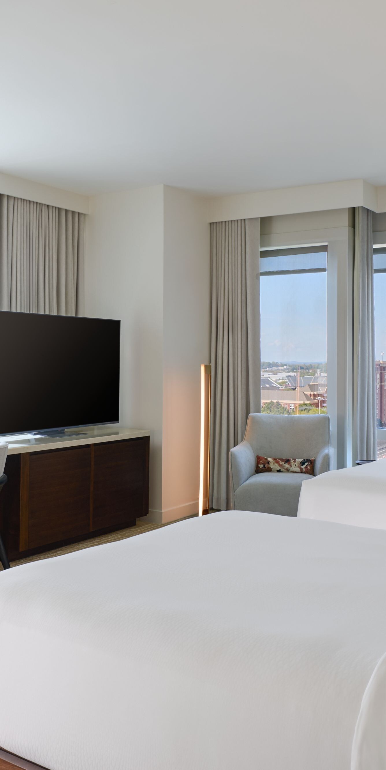 Mindful Corner Deluxe Double Queen Guestroom