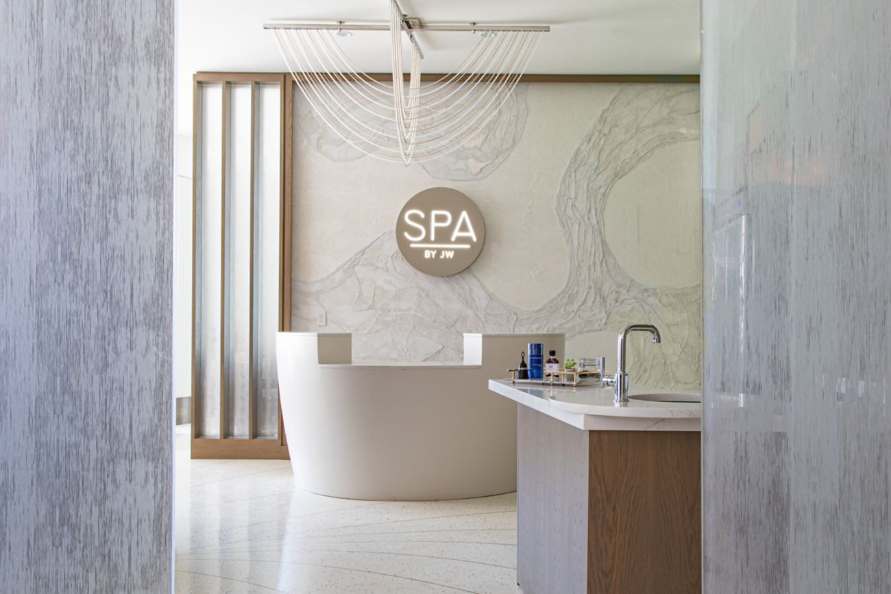 The Spa by JW front desk entrance 