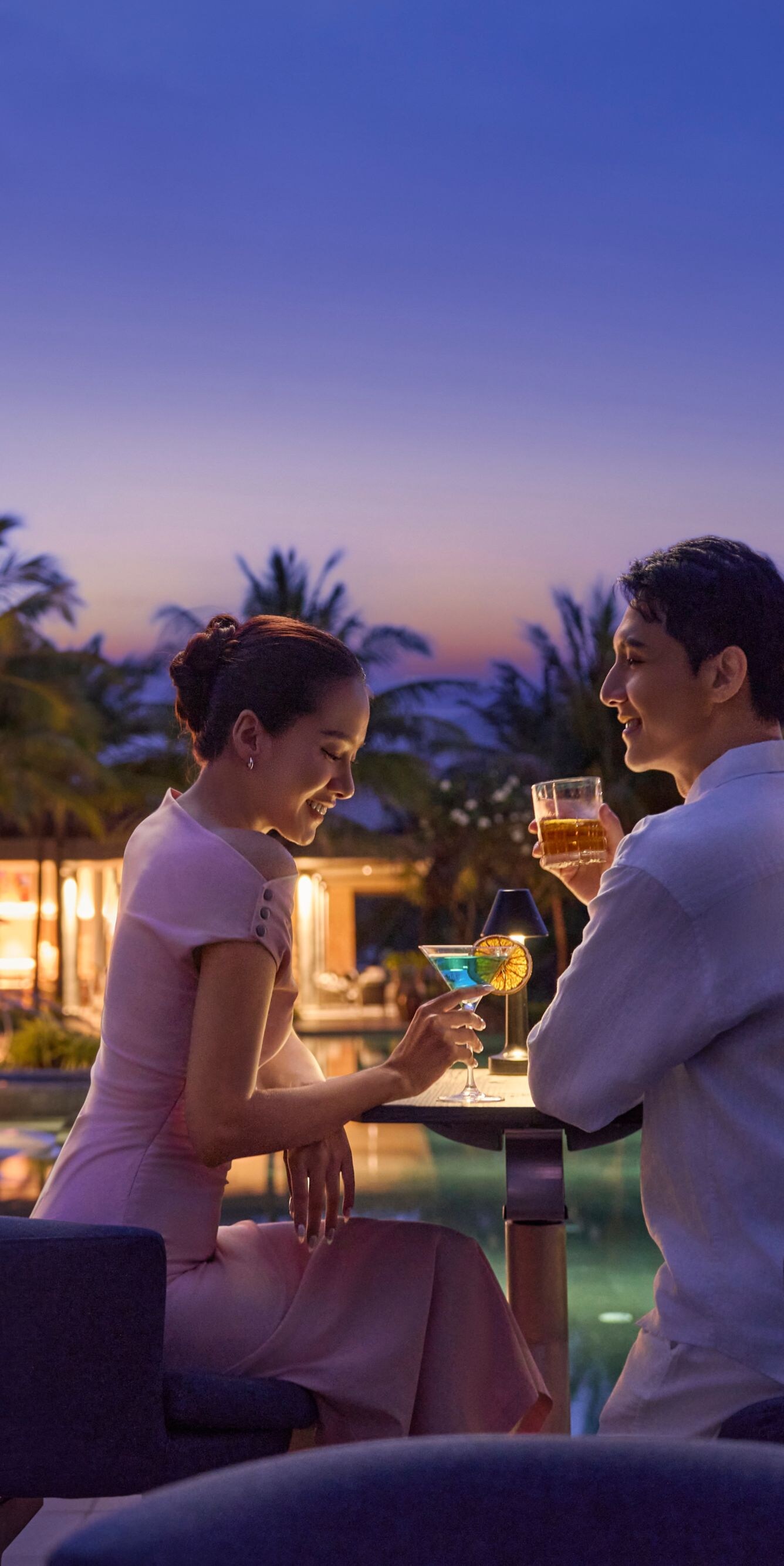 Ocean Bar vào buổi tối