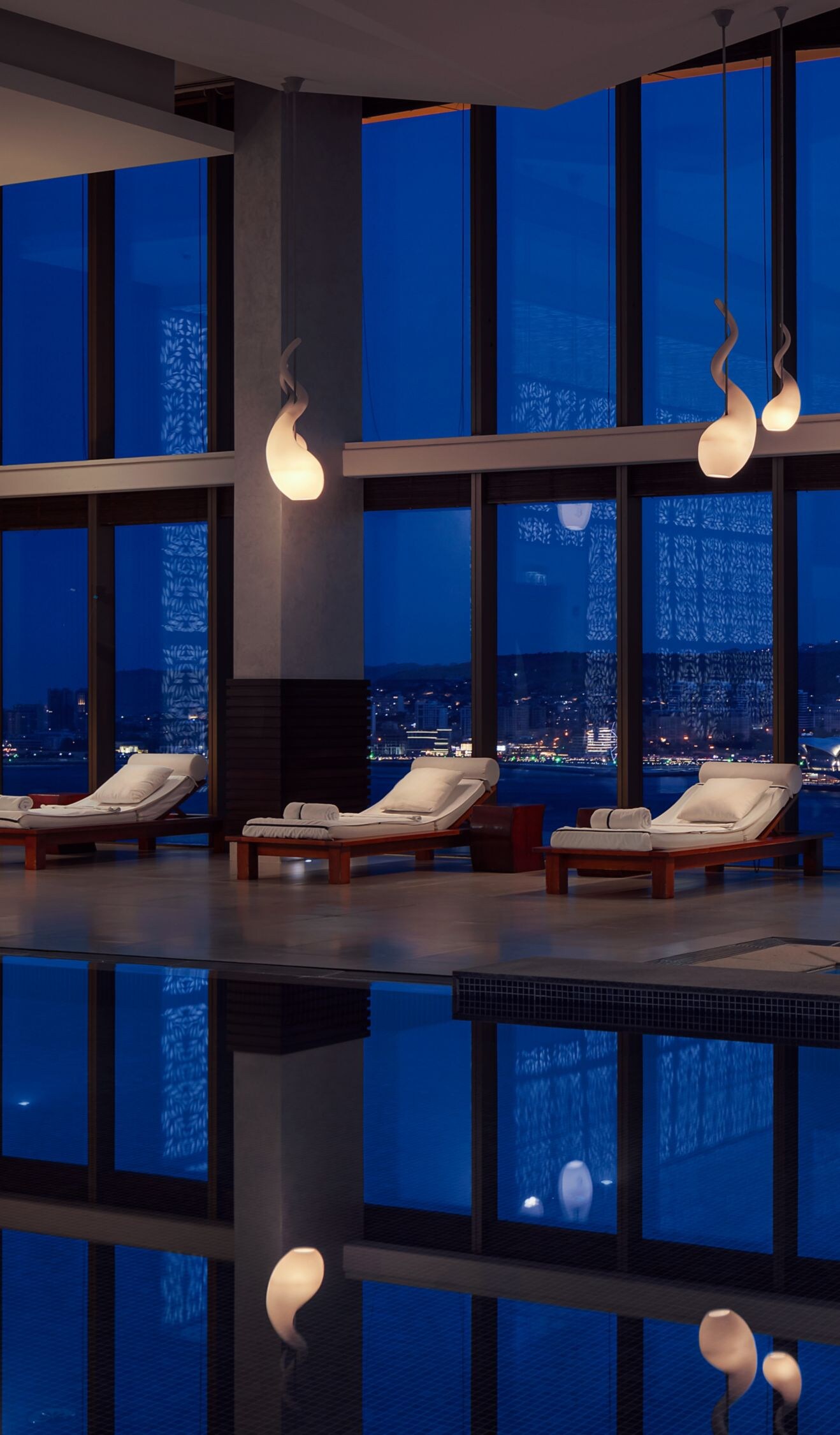 fabulous night view from spa pool
