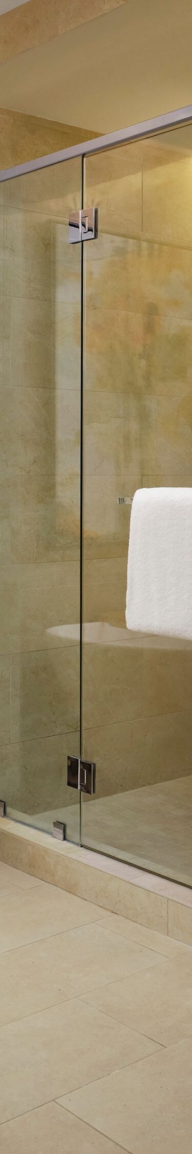 Bathroom with freestanding tub and shower