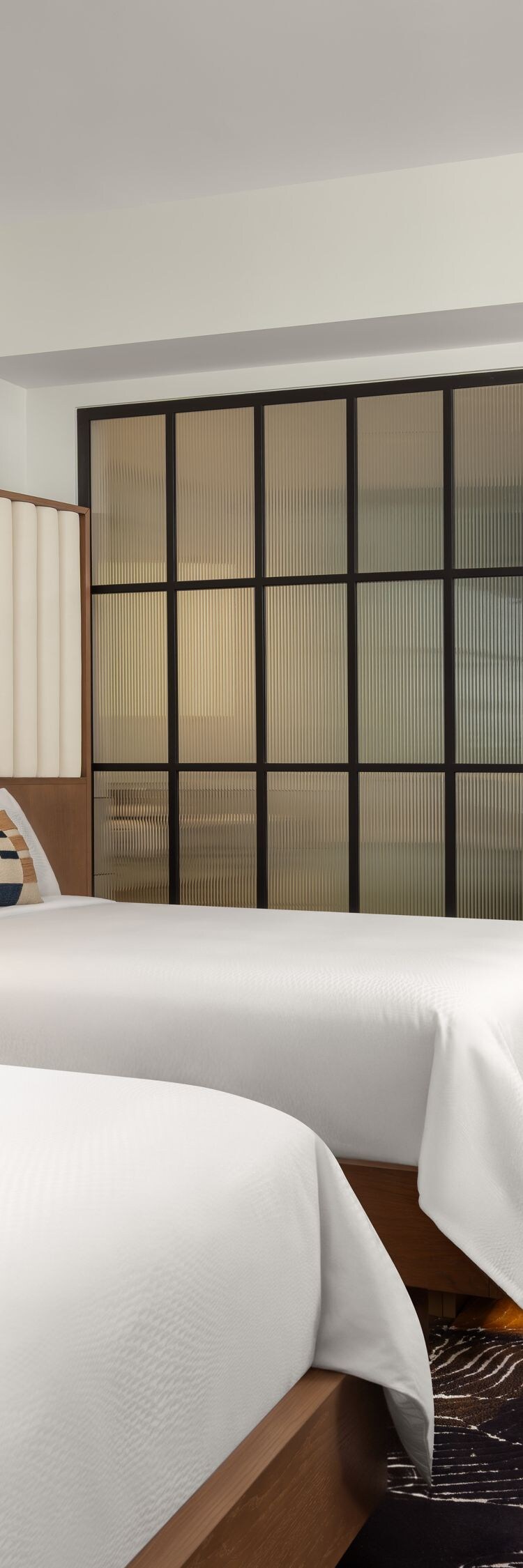 Double guest room with modern design