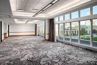Empty meeting room space