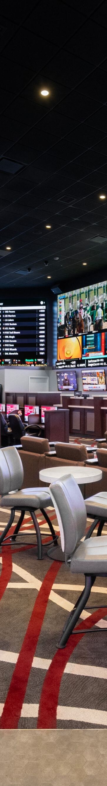 The Race & Sports Book area