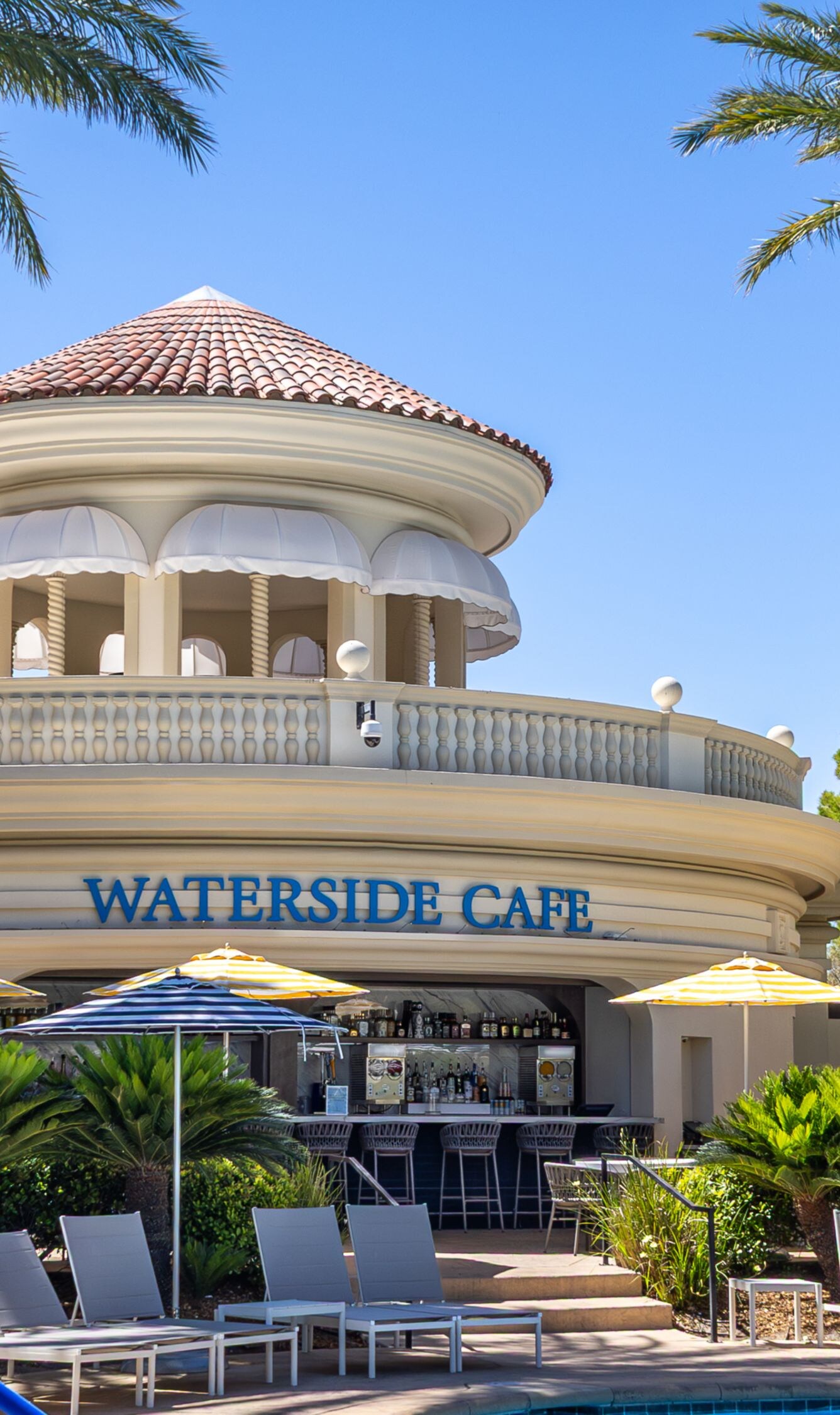 Waterside Cafe offers refreshing poolside dining 