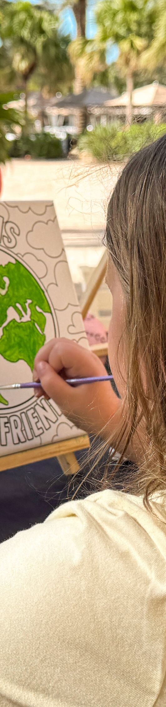 Actividad de pintura para niños