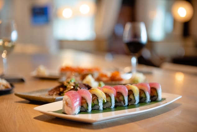 Enjoy sushi and small plates at Korals Sushi & Coc