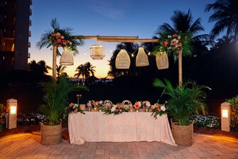 Foto de una boda, Palms terraza y jardín