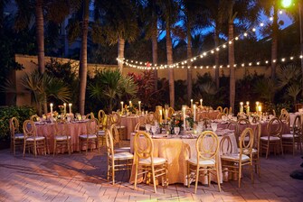 Foto de una boda, Palms terraza y jardín