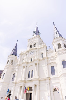 cathedral in the heart of the French Quarter in Ne