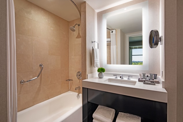 marble shower tub vanity mirror