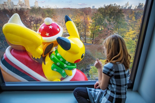 Views of the Thanksgiving day parade