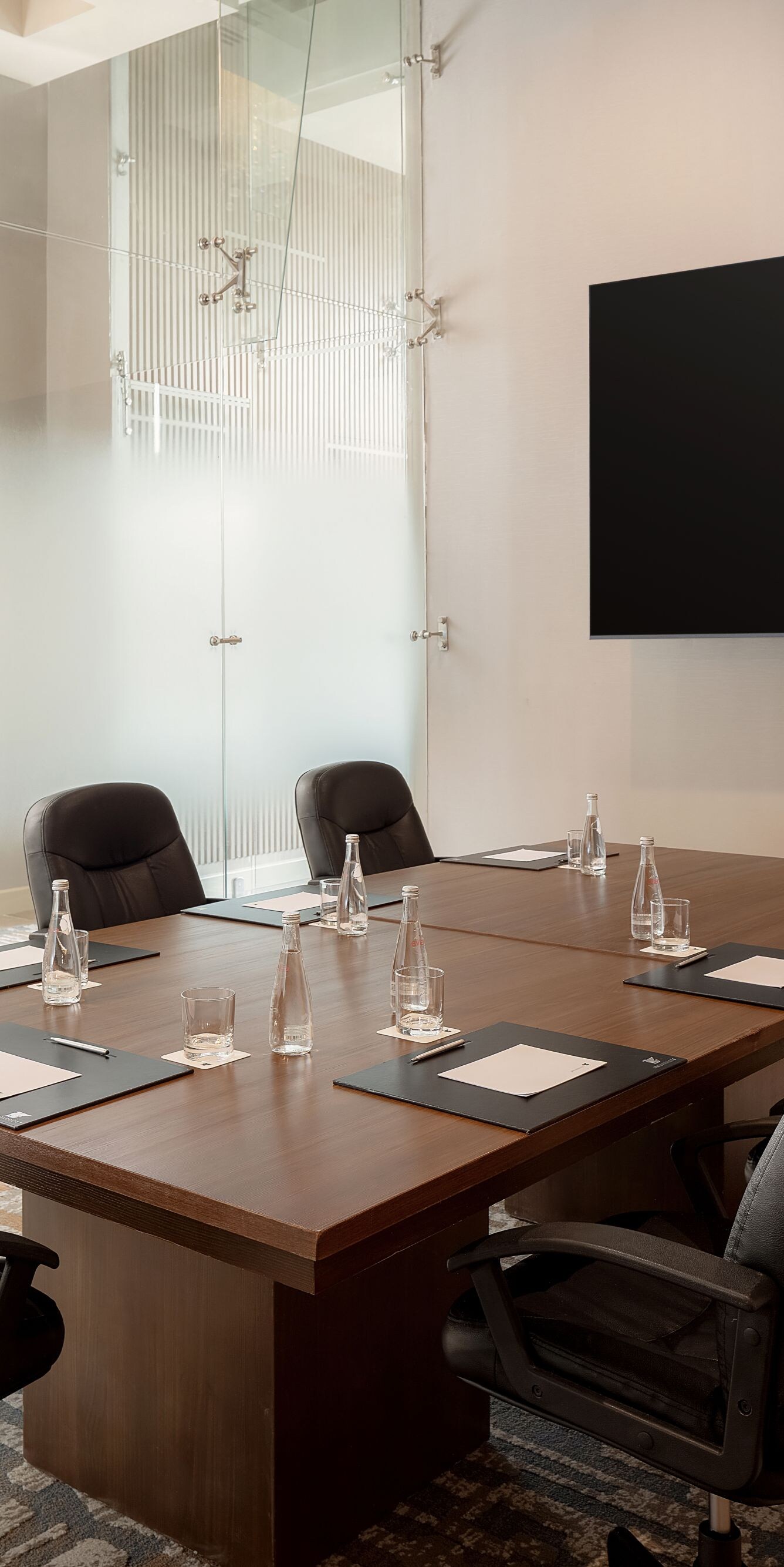 Boardroom with TV