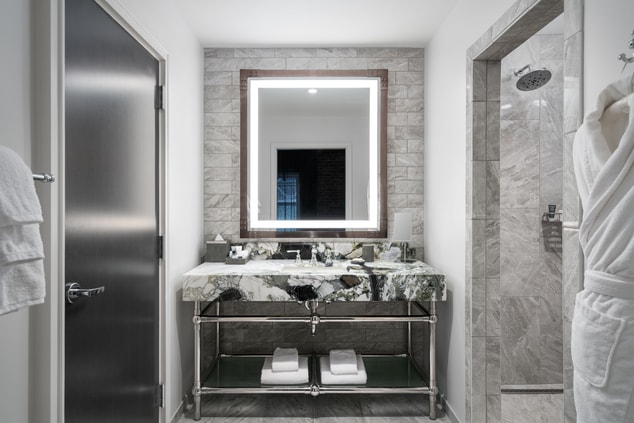 Marble designed bathrooms