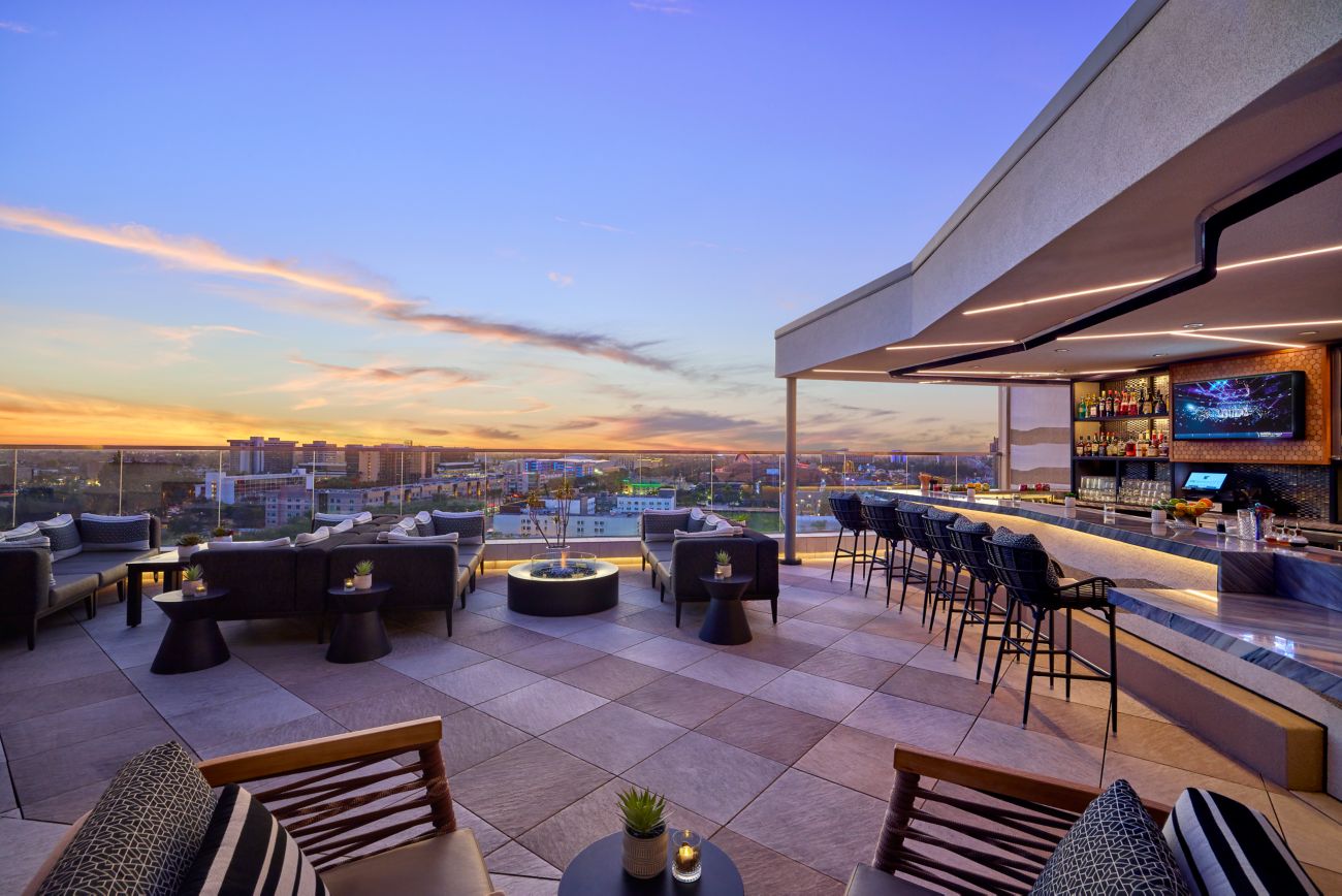 Parkestry Rooftop Bar - Sunset View