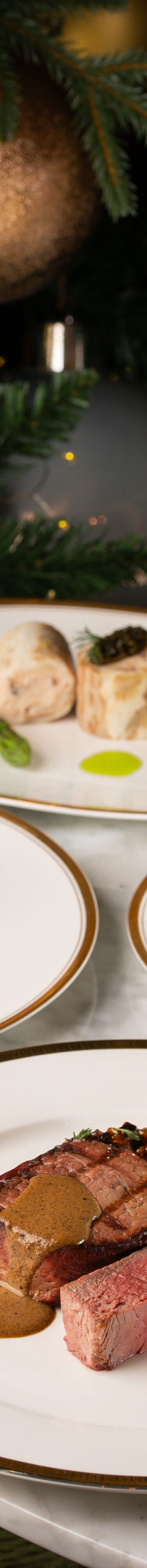 Hummus, foie gras, king crab, duck, and beef