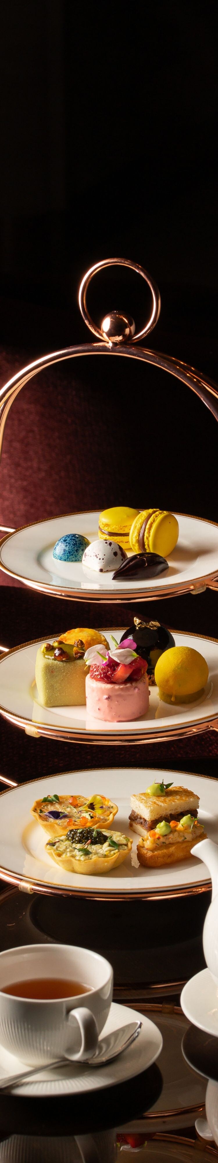Sweet pastries and savory bites