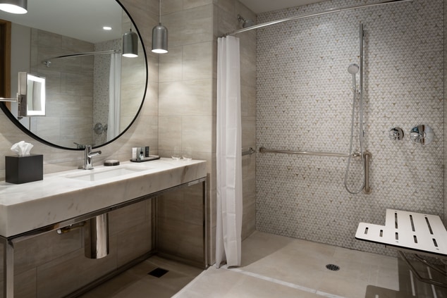 Guest Room Bathroom - ADA Shower