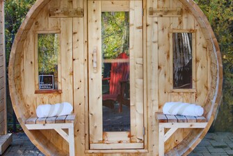 Sauna tonneau, sauna, spa en plein air