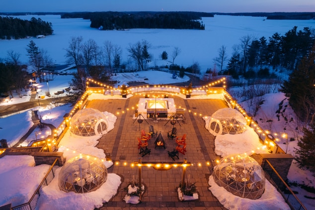 Dine with a view of the lake