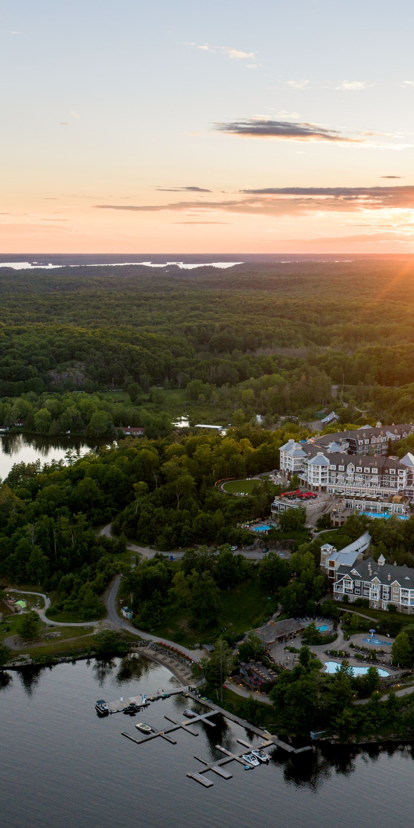 Soak in beautiful sunrises and sunsets