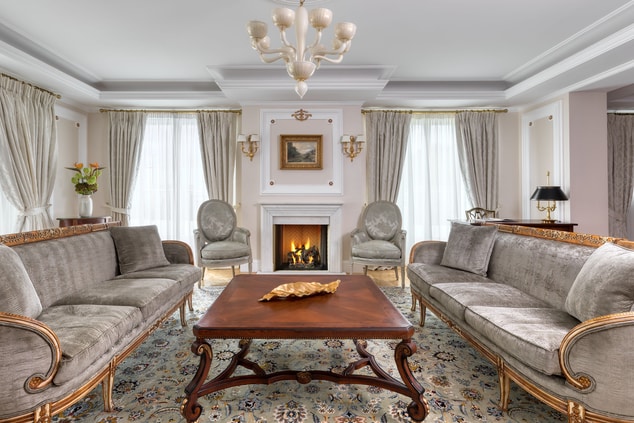 Penthouse Suite Fireplace