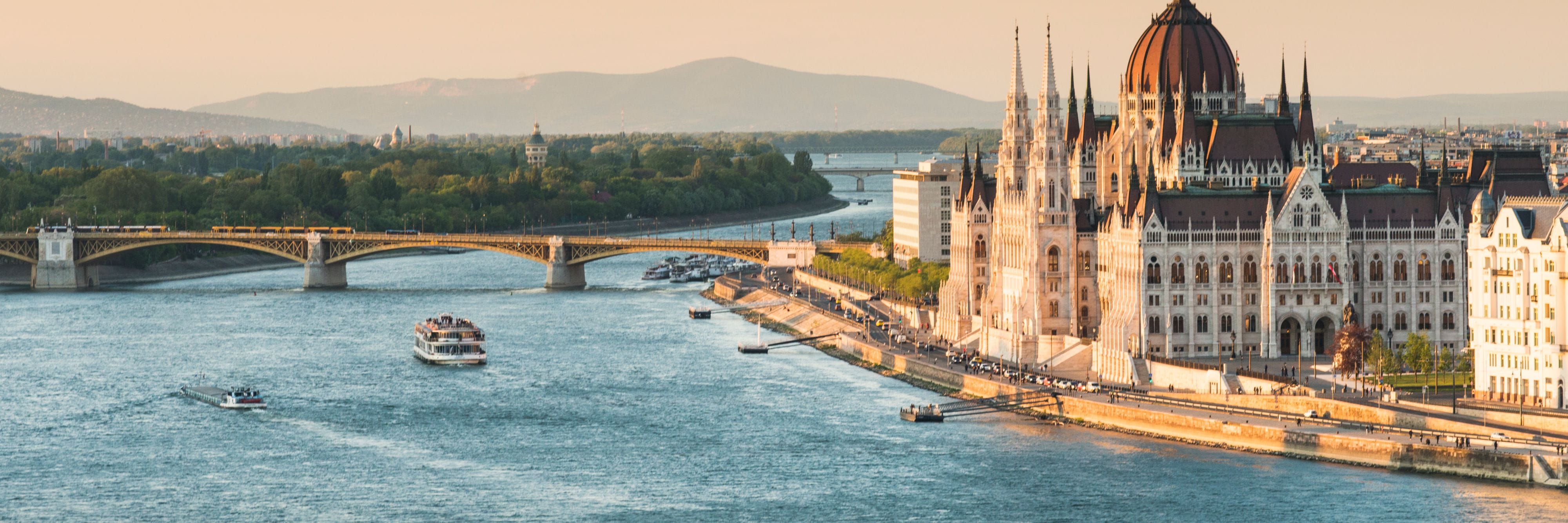 Stunning view of the Hungarian Parliament Building