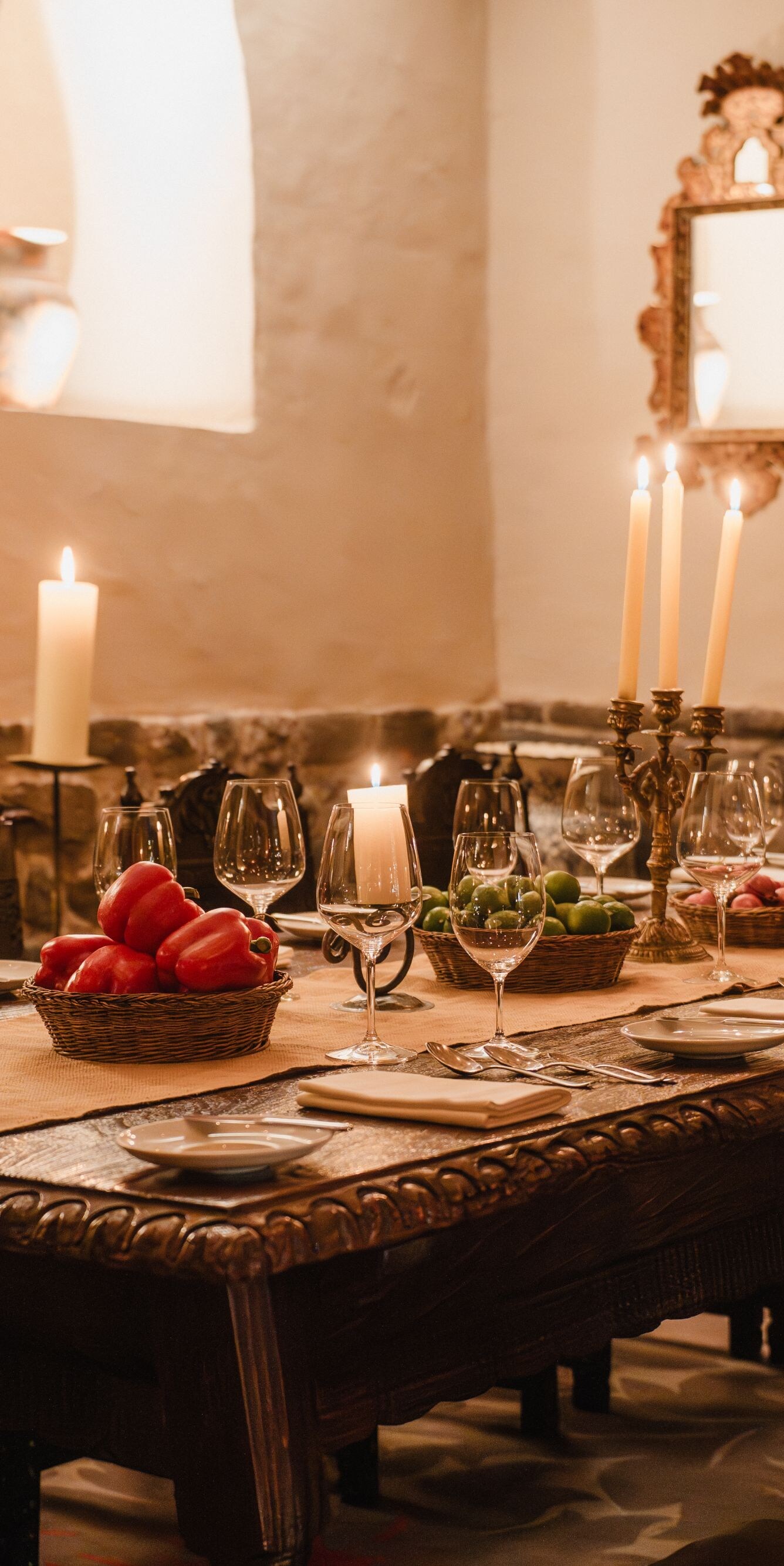 Configuración estilo comedor privado