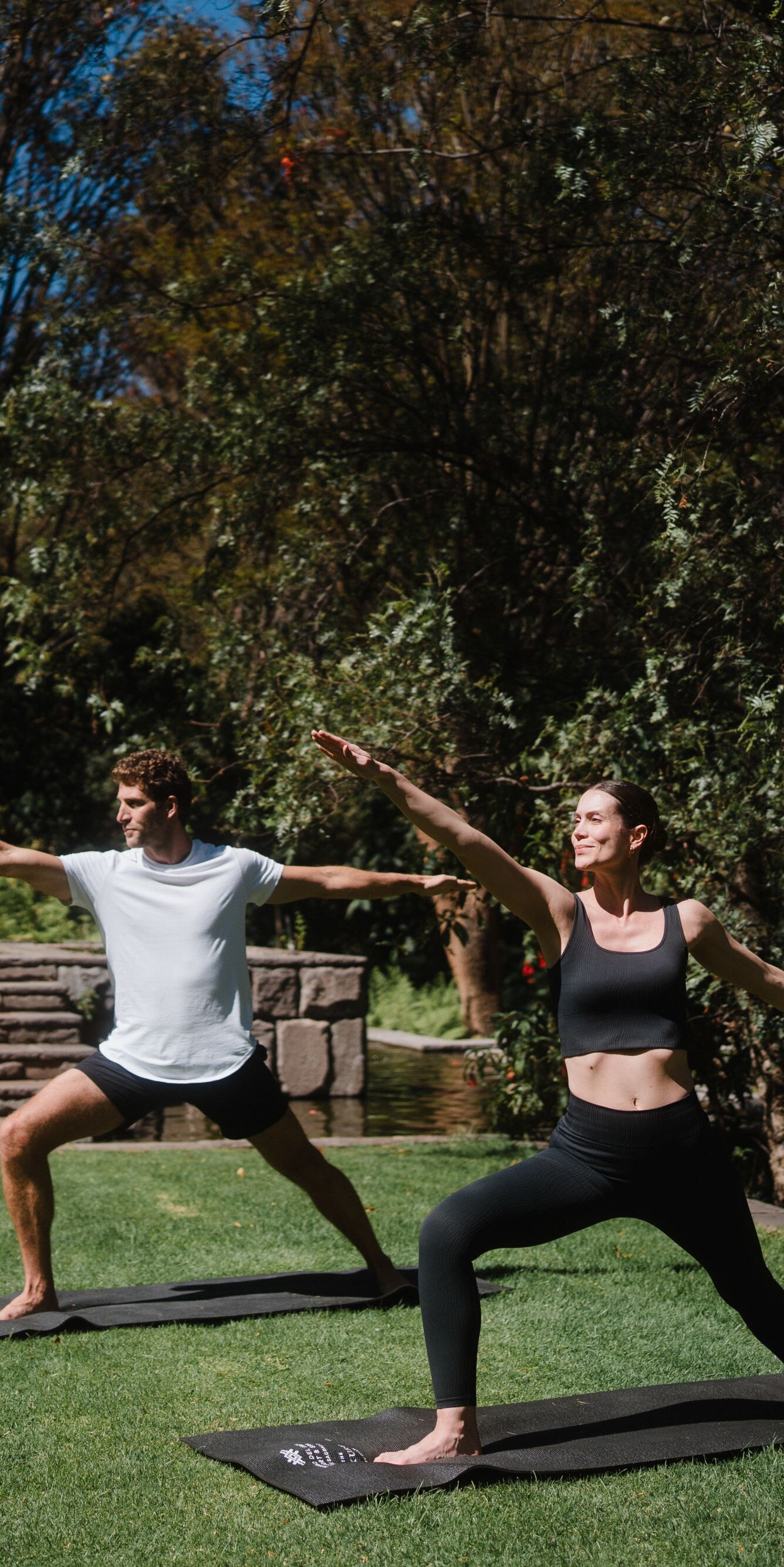 Outdoor wellness session