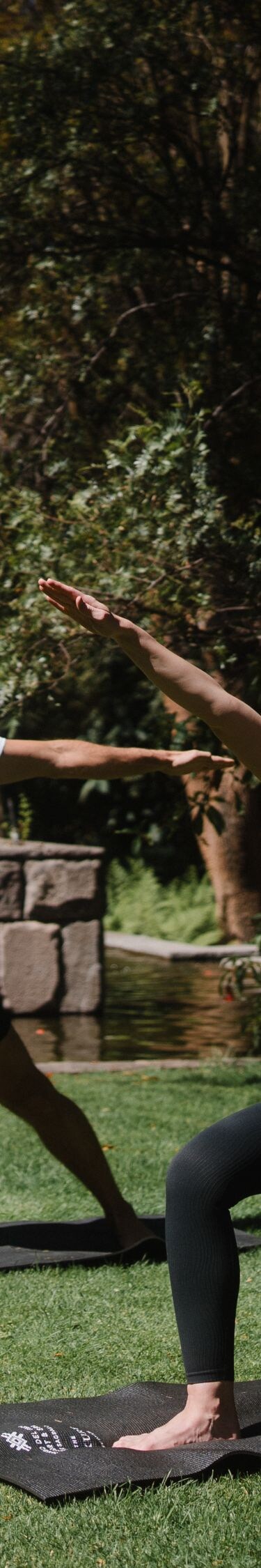 Outdoor wellness session