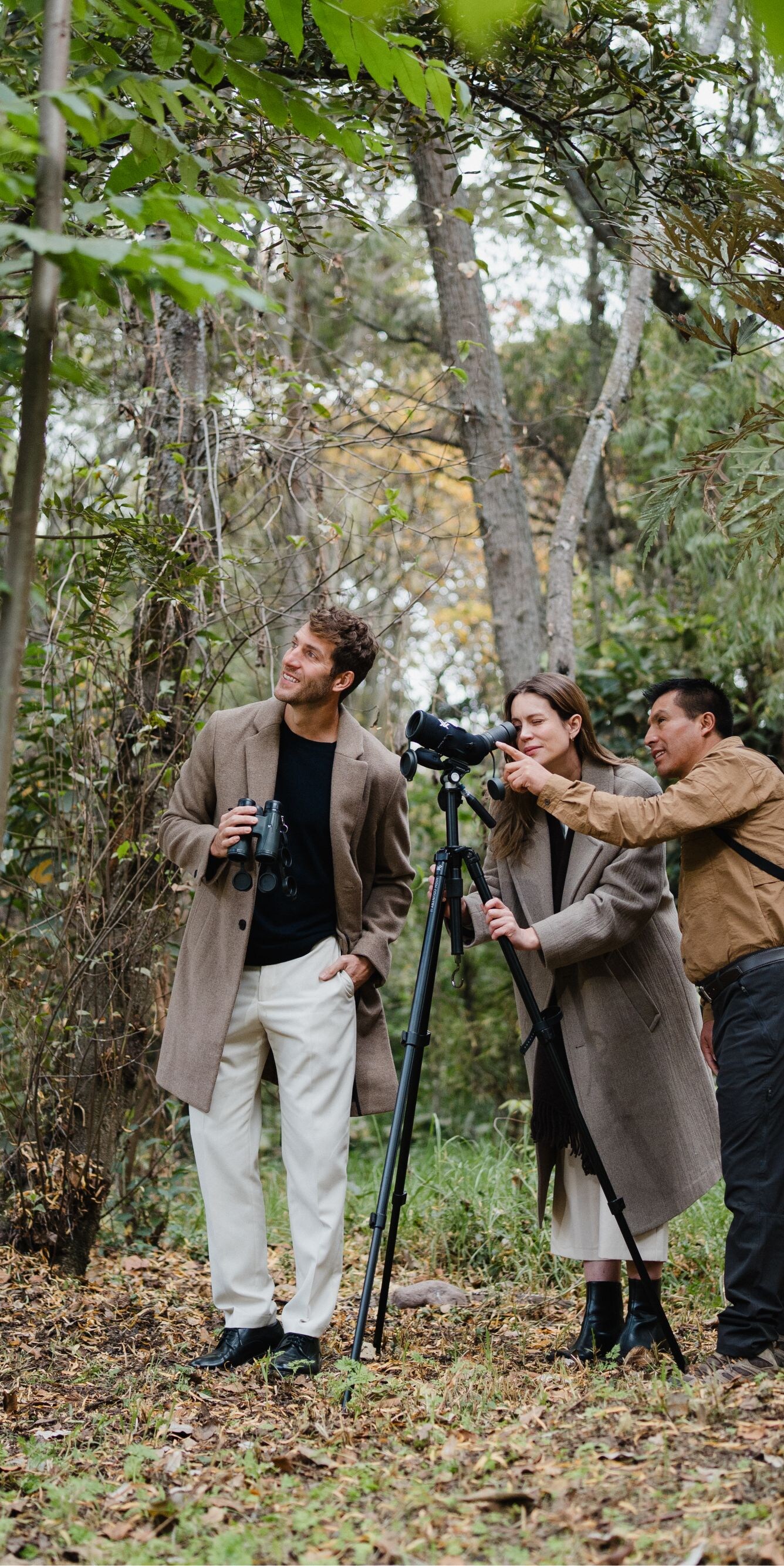 Birdwatching experience outdoors