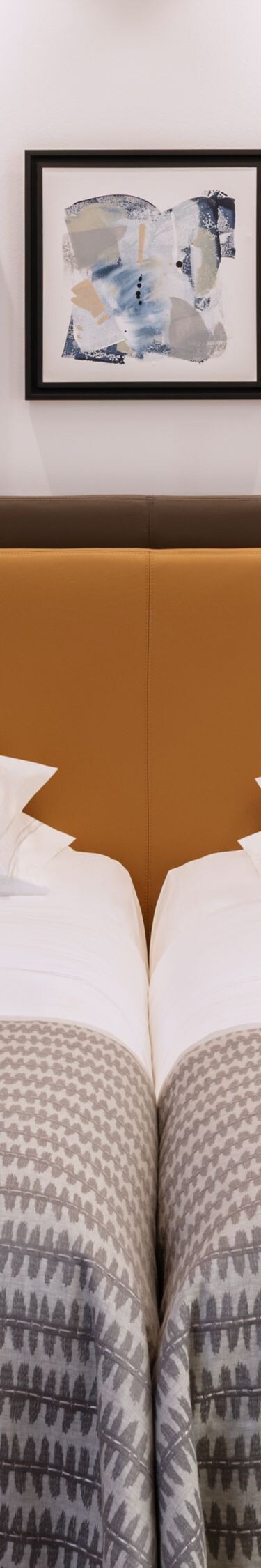 Twin Beds in a Deluxe Suite