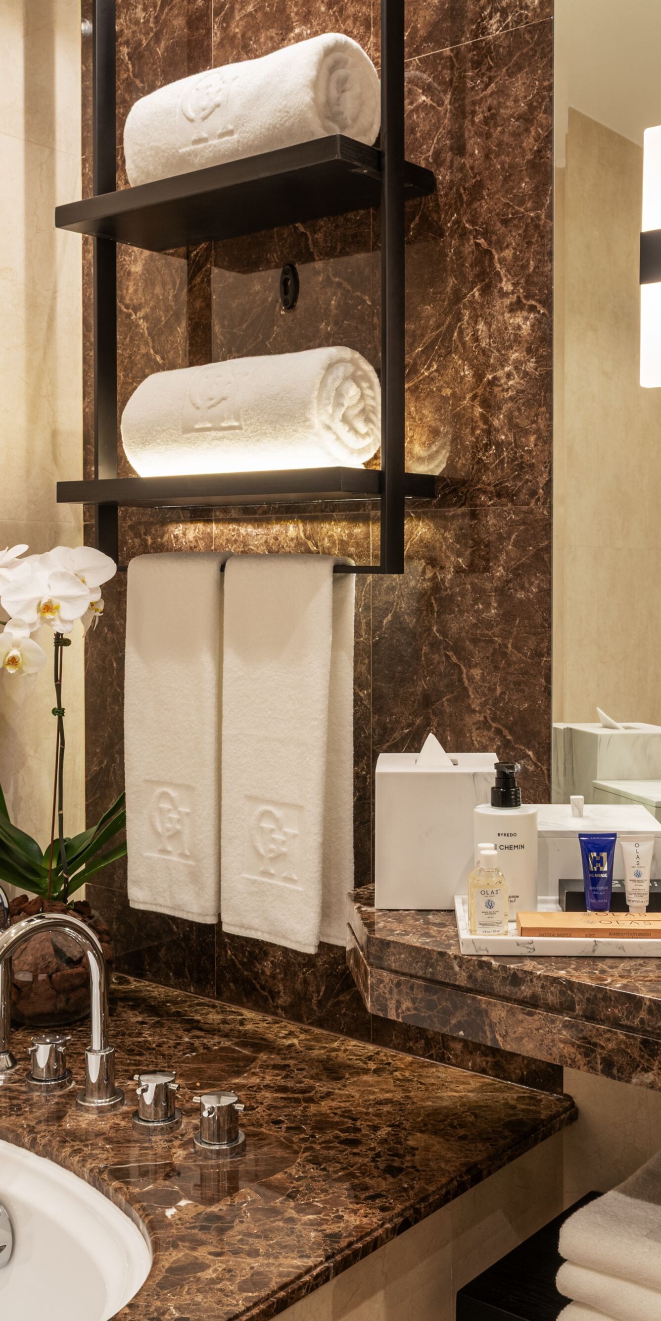 Deluxe Suite Bathroom showing sink, bathtub