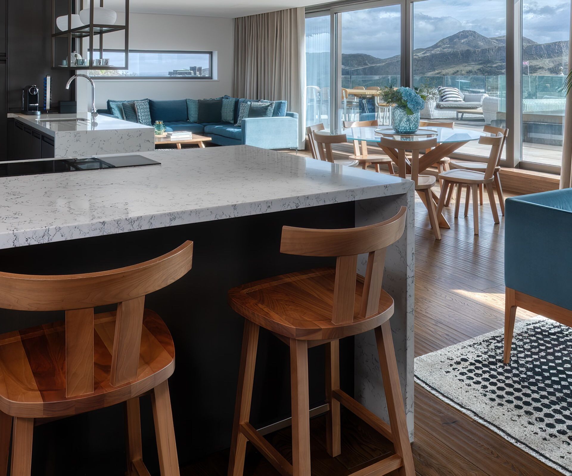 Penthouse living space