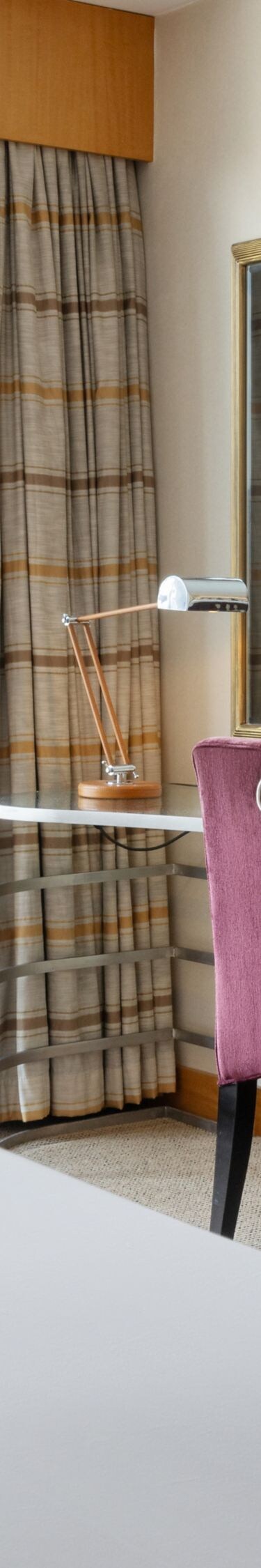 Deluxe King Room workspace overlooking Ankara