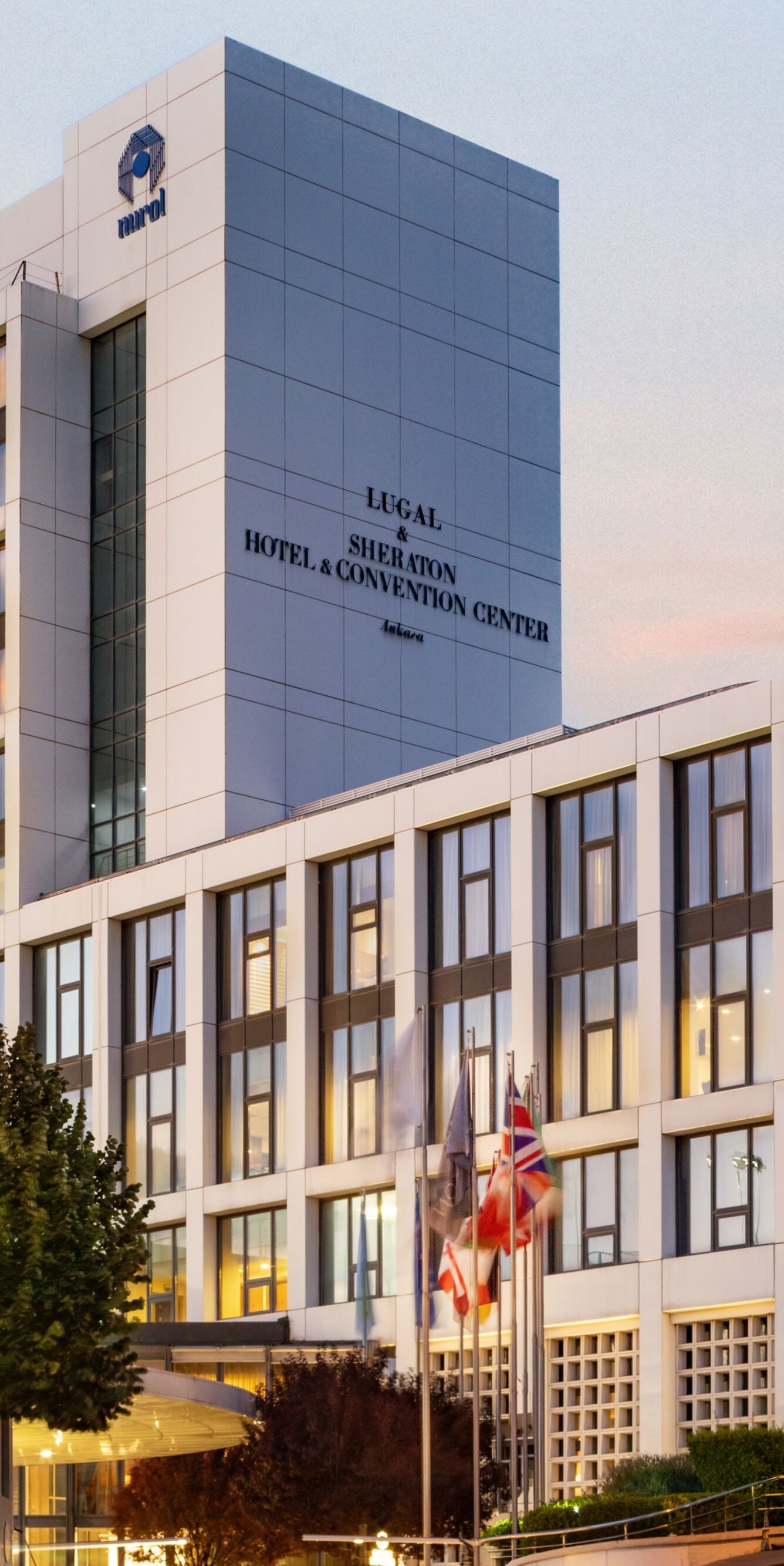 Exterior view of Lugal hotel in Ankara