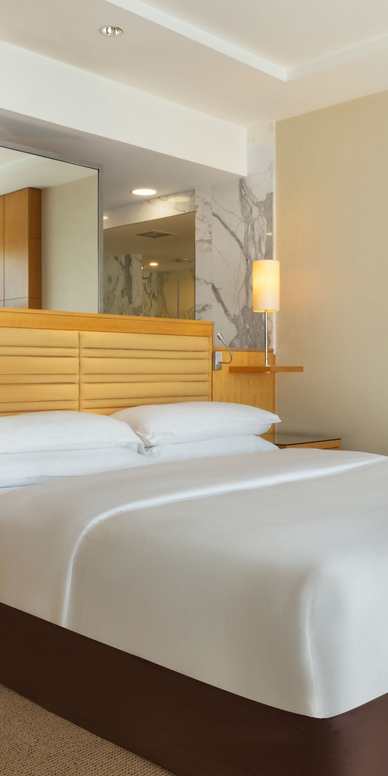 King bed in the Deluxe Executive Suite