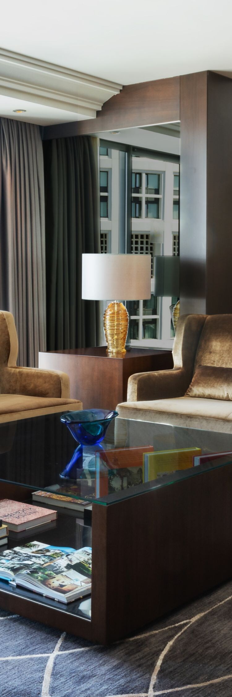 Lugal living room with panoramic Ankara views